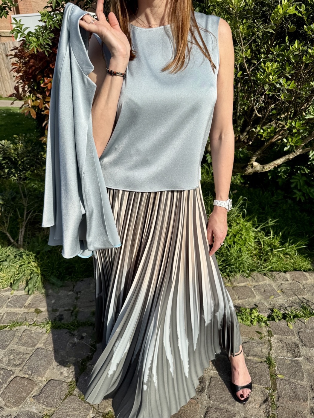 Look jupe plissée Anahita